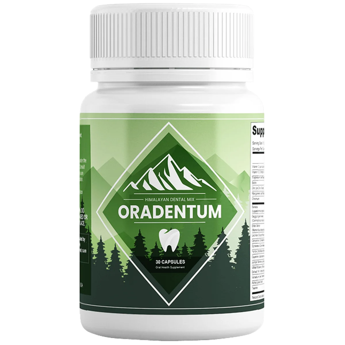 Oradentum Dental Support — Front Label
